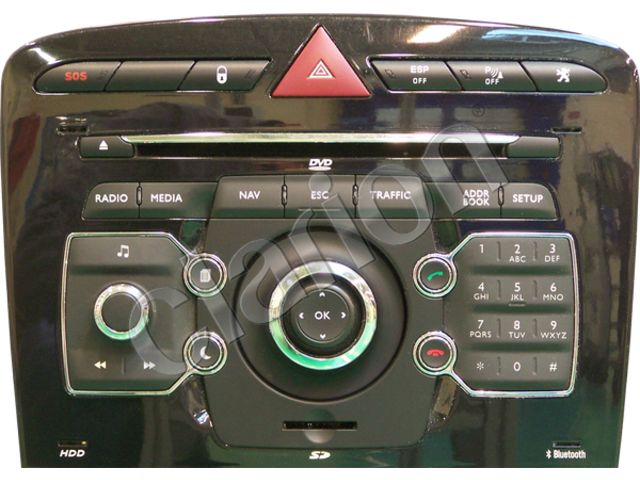 Réparation de système de navigation PEUGEOT 4007, 4008, 508, 5008, 607, 807, RCZ, PARTNER, EXPERT, BOXER…