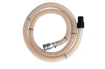 Flexible d&amp;#039;aspiration PU antistatique diam. 50 mm / 4,0 m avec raccord métallique pour aspirateurs industriels Cleancraft 7013609