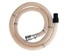 Flexible d'aspiration PU antistatique diam. 50 mm / 4,0 m avec raccord métallique pour aspirateurs industriels Cleancraft 7013609