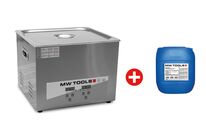 Pack nettoyeur à ultrasons 15L professionnel + 5L de nettoyant Ecoplus MW Tools UCC015PACK