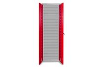 Armoire en acier avec portes 19 étagères MW Tools DEBK95DL