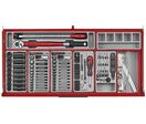 Servante d'atelier rouge 7 tiroirs midi master - 663 outils Teng Tools TKW37R663T