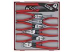 Jeu de pinces poignée en vinyl TT2 tray 8 pièces Teng Tools TTD441