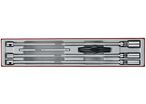 Set de douilles bougie poignée en T TTX-4 tray 3/8 5 pièces Teng Tools TTXTB05