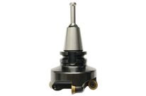 Fraise à copier et à surfacer diamètre 52 mm avec mandrin porte-fraise intégré BT20 incluant 5 plaquettes de coupe RDET1003 Optimum KVF21