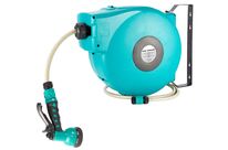 Dévidoir mural automatique 30 m Ø 3/4 10 bars PP MW Tools HAW01230