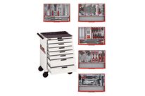 Servante blanche mini master set 7 tiroirs Teng Tools TCMM259NW