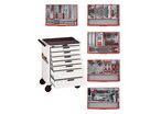 Servante blanche mini master set 7 tiroirs Teng Tools TCMM259NW