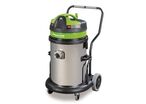 Aspirateur à cendres industriel pour l'hôtellerie et les boulangeries - Réservoir en acier inoxydable de 62 litres - 2 moteurs 2,4 kW 230 V Cleancraft FLEXCAT 262 VCA