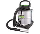 Aspirateur à cendres avec nettoyage manuel du filtre - pour le nettoyage des cheminées - cuve de 20 litres en acier inoxydable - 0,6 kW 230V Cleancraft FLEXCAT 121 VCA