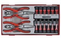 Set de pinces et tournevis mini TT1 tray Plat- PH- TX 16 pièces Teng Tools TTMI16