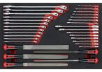 Jeu de clés et limes Foam4x4 tray 8- 32mm 32 pièces Teng Tools TTEX32