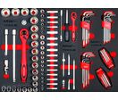 Modules outils en mousse 212 pièces STARTER - Idéal servante et établi - Starter complet et prêt à l'usage MW Tools TS MWE211