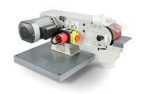 Ponceuse à bande d&amp;#039;établi pour métaux avec bande abrasive 100x1220 mm 19 m/s 1,5 kW 400V Torros BS100122 400V