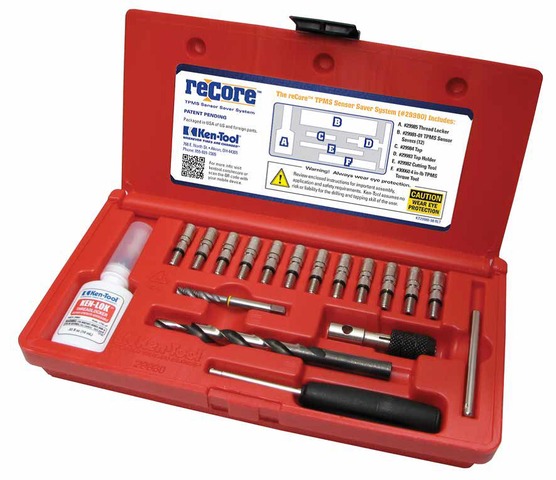 Kit de réparation de la valve d’un capteur TPMS sur une roue