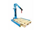 Grue de garage pliable 1200 kg OMCN OGP12/DE