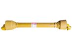 Arbre de transmission cardan PTO 80 cm 1 3/8 - 6 cannelures - montage rapide 3 leviers - pour micro-tracteur Torros CAR38800
