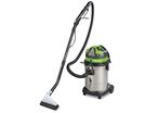 Aspirateur injecteur/extracteur eau et poussière - nettoyage de textiles - cuve en acier inoxydable de 33 litres - 1 moteur 1 kW 230 V Cleancraft FLEXCAT 133 IPD