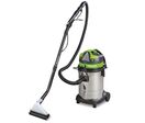 Aspirateur injecteur/extracteur eau et poussière - nettoyage de textiles - cuve en acier inoxydable de 33 litres - 1 moteur 1 kW 230 V Cleancraft FLEXCAT 133 IPD