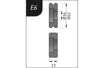 Molettes en option pour SBM140-12 Type E6 Metallkraft 3880136