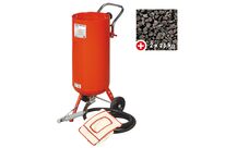 Sableuse mobile pro 75L + 50 kg d&amp;#039;abrasifs usage unique MW Tools CAT02010PACK1