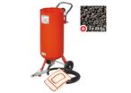 Sableuse mobile pro 75L + 50 kg d'abrasifs usage unique MW Tools CAT02010PACK1