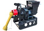 Groupe électrogène agricole 30 kW (37,5 kVA) pour tracteur dès 30 ch - 230 V et 400 V - Régulateur AVR - Cardan et attelage trois points MW Tools PTG300