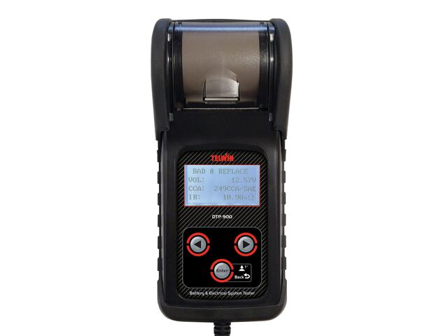 Testeur numérique de batteries 12/24 V avec imprimante pour les rapports Telwin DTP900