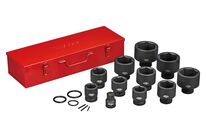 Jeu de douilles à chocs 1 36-80mm 17 pièces Teng Tools 9117