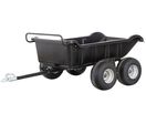 Remorque double essieu 680 kg benne en plastique PE basculante 1750 x 1012 x 454 mm Torros AHR680P4