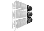 Rayonnage porte pneus kit suivant 3 niveaux P.500