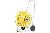 Chariot dévidoir avec 50m tuyau Tricotop 19 mm acier galvanisé robuste MW Tools HS34V