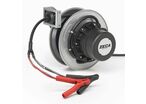 Enrouleur de câble chargeur batterie 10 m 2G 15 mm² V Polypropylène avec enrouleur automatique et support mural fixe Zeca Z1425
