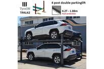 Pont de parking 4 colonnes pour 4 voitures | TyreON TPAL42