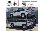 Pont de parking 4 colonnes pour 4 voitures | TyreON TPAL42