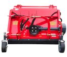 Broyeur à fléaux 115 cm avec bac de ramassage 550 L - Vidage hydraulique - Pour tracteur 20 à 40 CV - Cardan inclus - Attelage 3 points Stattos KPB115