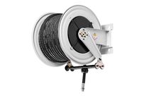 Enrouleur air et eau 20 m Ø G 1 (f) 20 bars Acier peint avec enroulement automatique et support mural fixe Raasm RA.8560.104