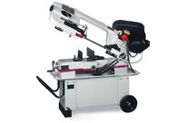 Scie à ruban mobile pour métaux 0-45° capacité de coupe ronde 178 mm 0,75 kW 230V 4 vitesses arrosage par courroie Optisaw S181-230V