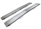 Jeu de rampes aluminium pliantes 1100kg 2440x240mm largeur utile 220mm MW Tools SOP2400