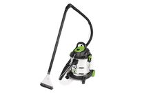 Aspirateur eau et poussière avec fonction de pulvérisation - cuve en acier inoxydable 20 litres - 1 moteur 1,4 kW 230 V Cleancraft FLEXCAT 120 IPD