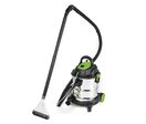 Aspirateur eau et poussière avec fonction de pulvérisation - cuve en acier inoxydable 20 litres - 1 moteur 1,4 kW 230 V Cleancraft FLEXCAT 120 IPD