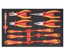 Set de tournevis et pinces isolés Foam3 tray Plat- PH- PZ 11 pièces Teng Tools TEFXV11