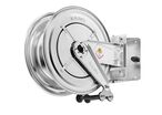 Enrouleur air et eau Ø G 1 (f) 20 bars Inox 304 avec support mural pivotant Raasm RA.8552.100