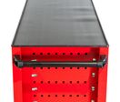 Servante d&#039;atelier 7 tiroirs rouge et grise extra large 1055 mm avec verrouillage dans la poignée et grandes roues ø160 mm MW Tools GW307GX