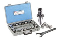 Jeux de mandrins à pinces DIN69871 SK50 avec pinces ER-40 4-26 mm 23 pièces Vertex V-759