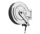 Enrouleur air et eau 25 m Ø G 1/2 (f) 20 bars Inox 304 avec enroulement automatique et support mural fixe Raasm RA.8532.102