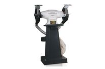 Touret à meuler industriel dia. 250 mm 1400 rpm 1100 W 400V garantie Optimum 10 ans avec socle aspiration Optigrind GZ25DD