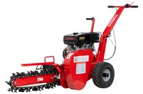 Trancheuse de sol thermique essence 15ch 420 cm³ - Largeur de tranchée 100 mm - Profondeur réglable jusqu&amp;#039;à 600 mm Torros SLF600