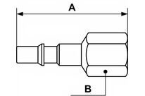 Embout fileté femelle cylindrique | CRP 11