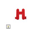 Lettre LED assemblable "H"